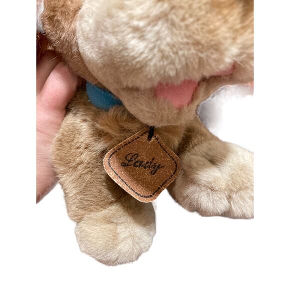 The Disney Store Vintage Lady And The Tramp 12” Bean Bag Stuffed Plush Dog Toy - Picture 10 of 10